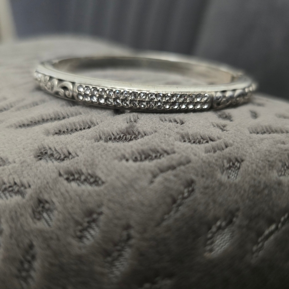 Brighton Silver Bracelet with Beautiful  Clear Crystals